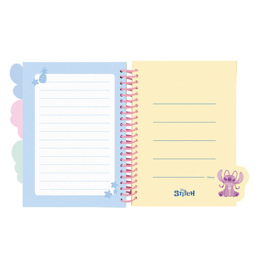 Cuaderno A5 azul de Stitch Disney con tapas duras y espiral - 4