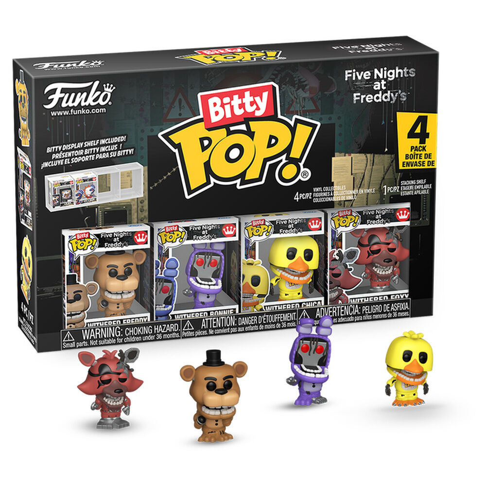 Pack Funko Bitty POP! de Five Nights at Freddy’s con Freddy, Bonnie, Chica y Foxy