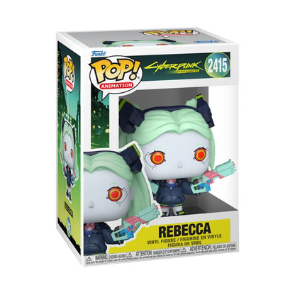 Figura Funko POP de Rebeca de Cyberpunk 2077 con dos pistolas - 2