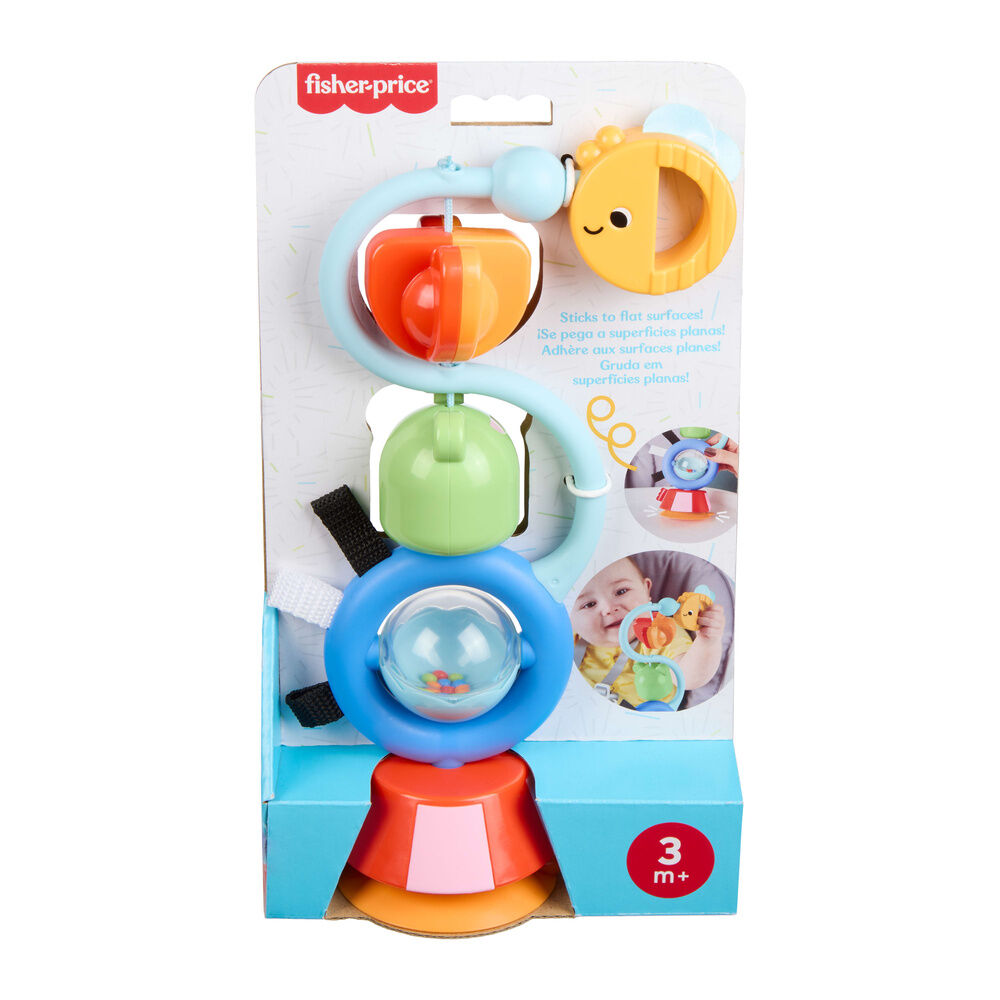 Juguete sensorial Fisher-Price para trona con ventosa y actividades de sonidos