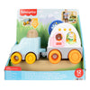 Caravana arrastrable Fisher-Price con todoterreno y remolque