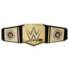Cinturón del Campeonato Universal Indiscutible WWE con placas doradas y plateadas