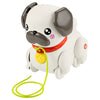 Perrito carlino de arrastre Fisher-Price con correa