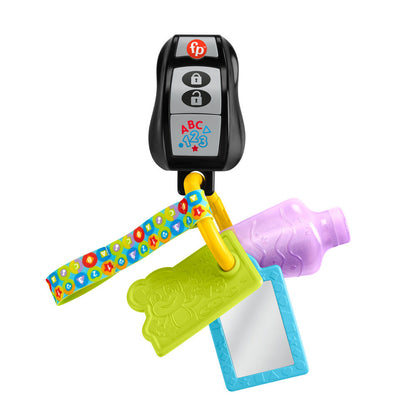 Llaves de aprendizaje Fisher-Price Ríe y Aprende con correa y actividades para bebé - 2