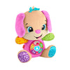 Peluche de perrita Fisher-Price con panel de aprendizaje frontal