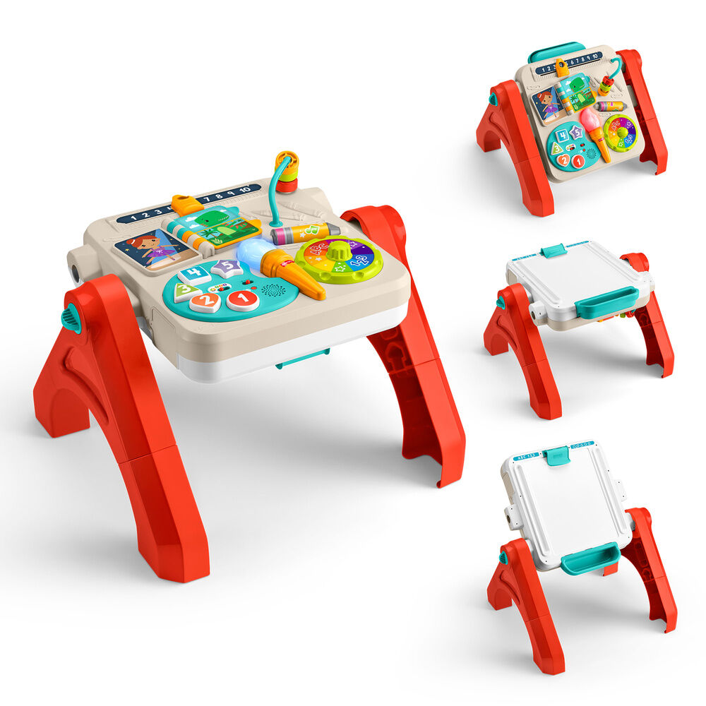 Mesa de actividades 4 en 1 Fisher-Price Laugh & Learn con caballete - 2