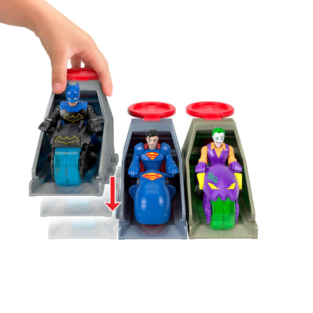 Lanzadores Imaginext DC Super Friends con Batman, Superman y El Joker - 2