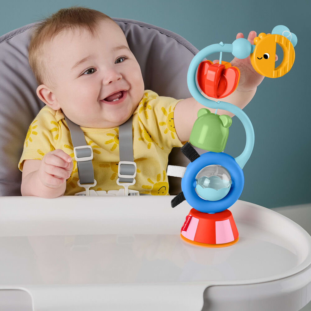 Juguete sensorial Fisher-Price para trona con ventosa y actividades de sonidos - 3