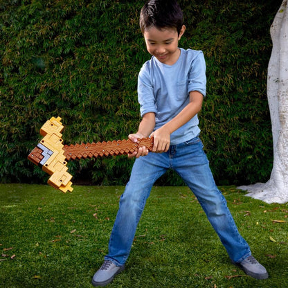 Espada y pico transformable Minecraft 2 en 1 de Mattel - 4