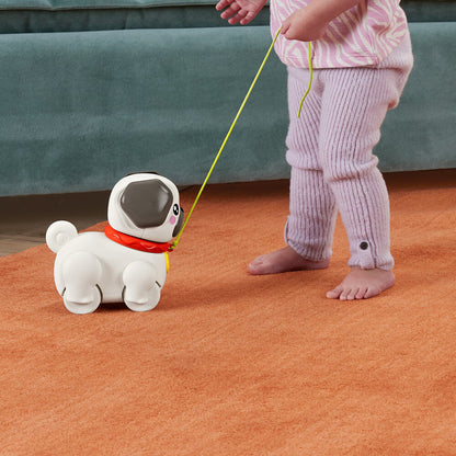 Perrito carlino de arrastre Fisher-Price con correa - 3
