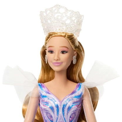Muñeca Glinda Upland de Wicked con vestido lavanda, tiara y varita - 4