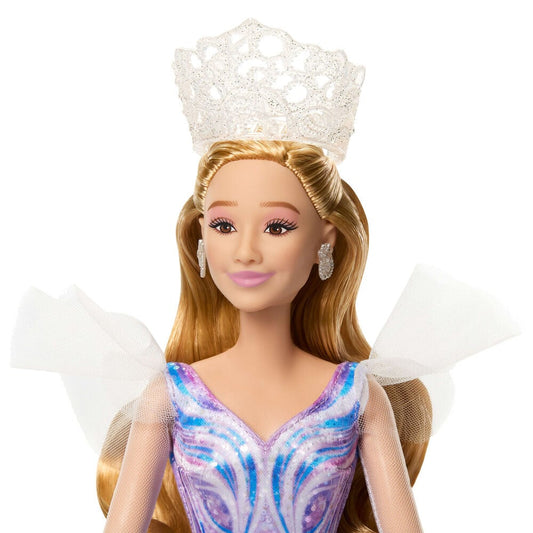 Muñeca Glinda Upland de Wicked con vestido lavanda, tiara y varita - 4