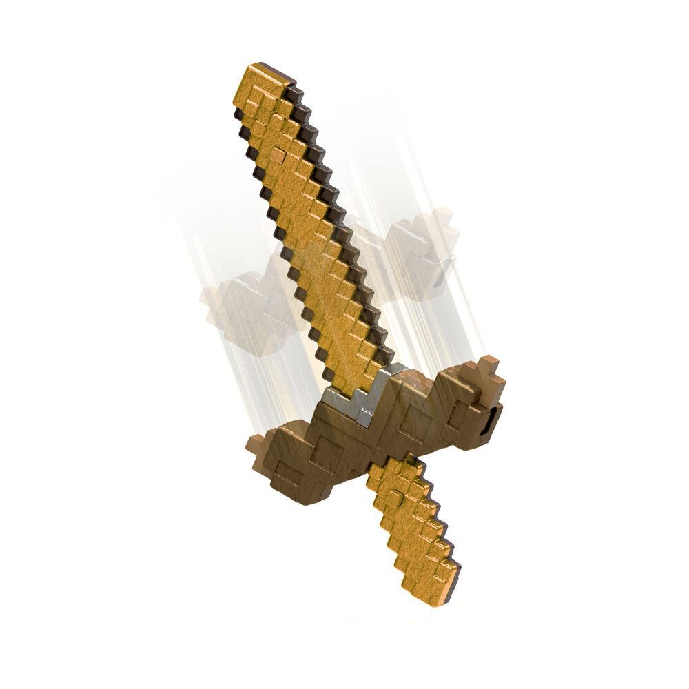 Espada y pico transformable Minecraft 2 en 1 de Mattel - 5