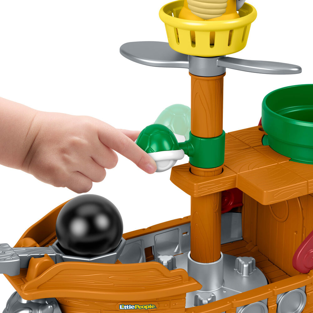 Barco de Bowser My Mario Little People con figura de Bowser - 4