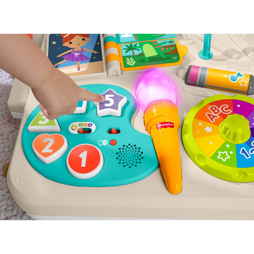 Mesa de actividades 4 en 1 Fisher-Price Laugh & Learn con caballete - 6