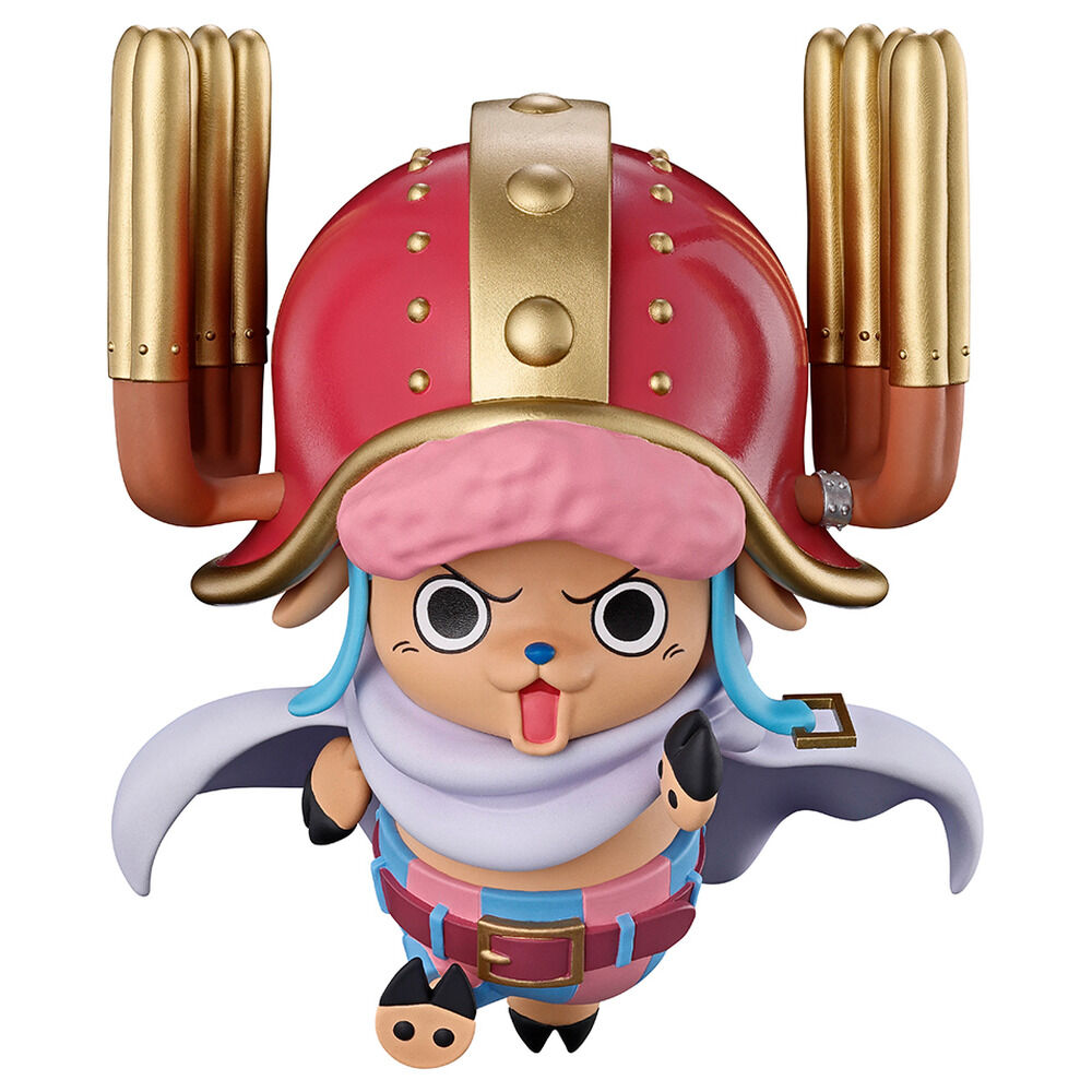 Figura Ichibansho de Tony Chopper de One Piece con casco rojo y dorado