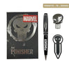 Set The Punisher Marvel con bolígrafo, pin y marcapáginas