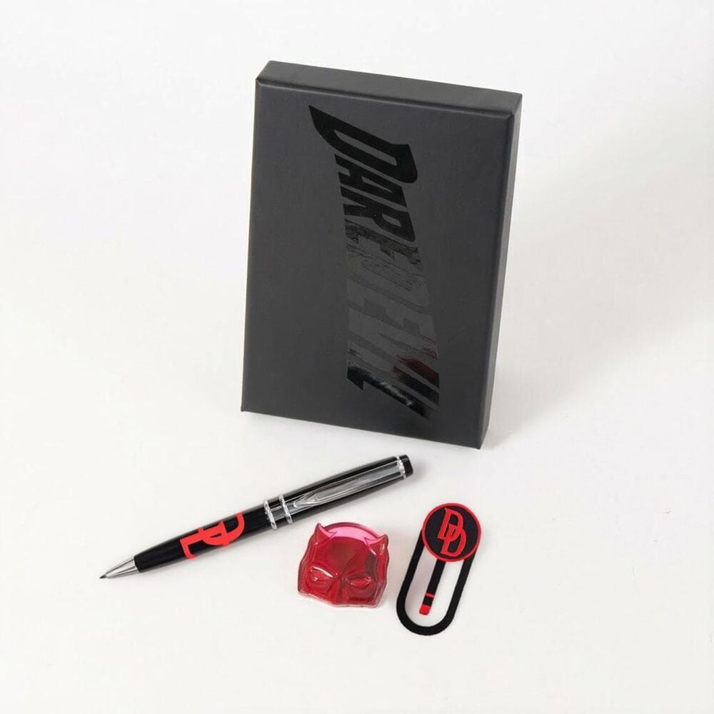 Set Daredevil Marvel con bolígrafo, pin y marcapáginas - 4