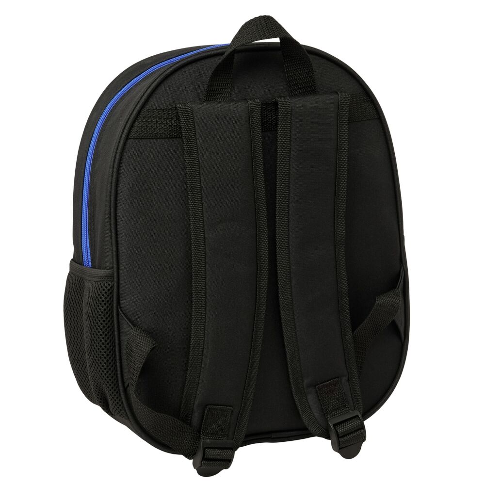 Mochila 3D azul Italian Brainrot de SAFTA con personajes en el frontal - 2