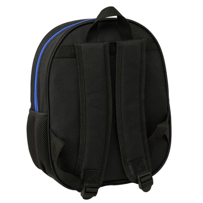 Mochila 3D azul Italian Brainrot de SAFTA con personajes en el frontal - 2