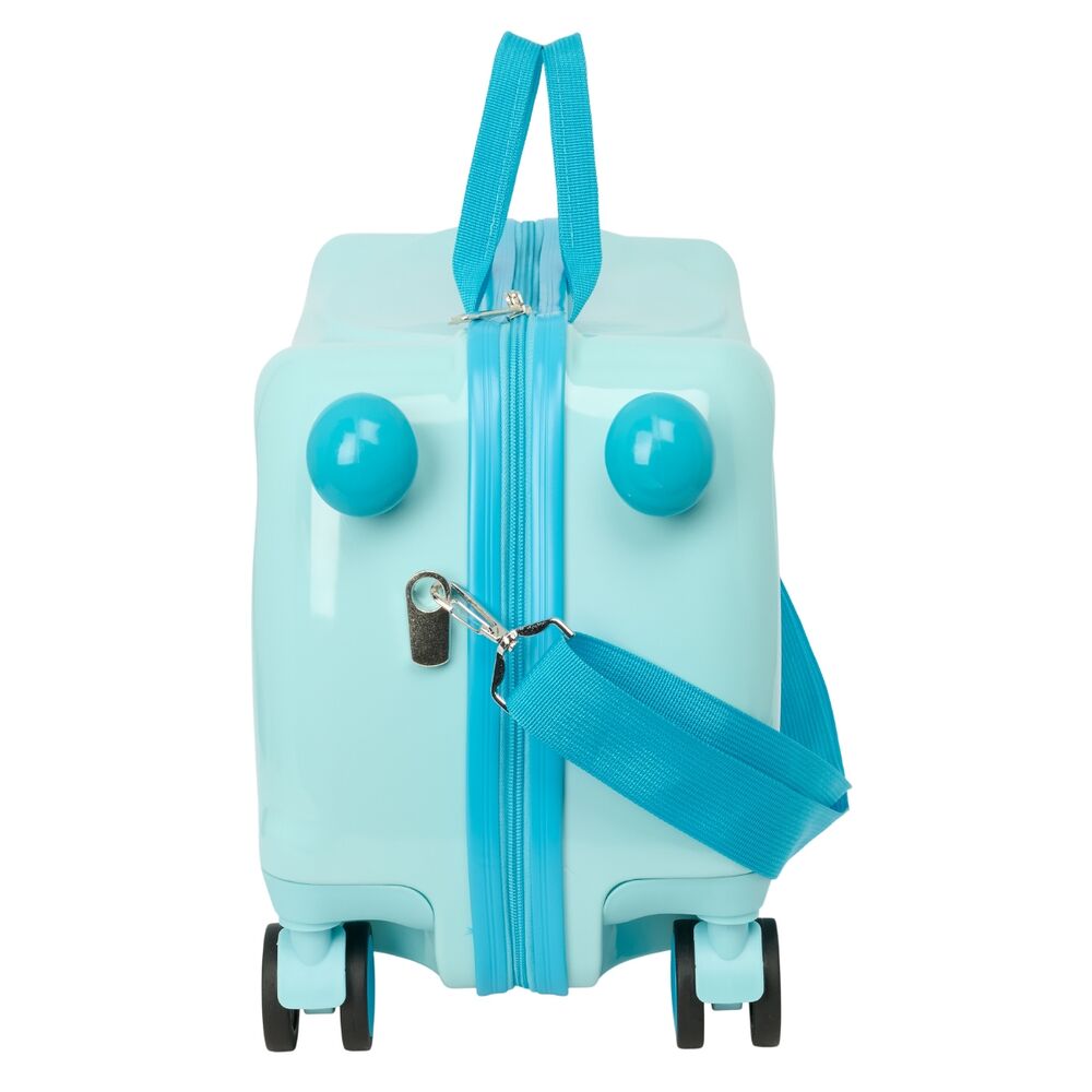 Maleta trolley Frozen Disney turquesa con Elsa y Anna - 3