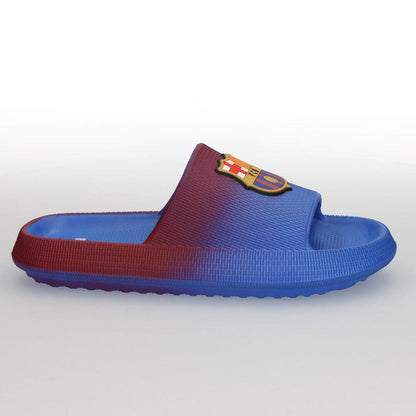 Chanclas azules de EVA CERDÁ con escudo del F.C. Barcelona - 3