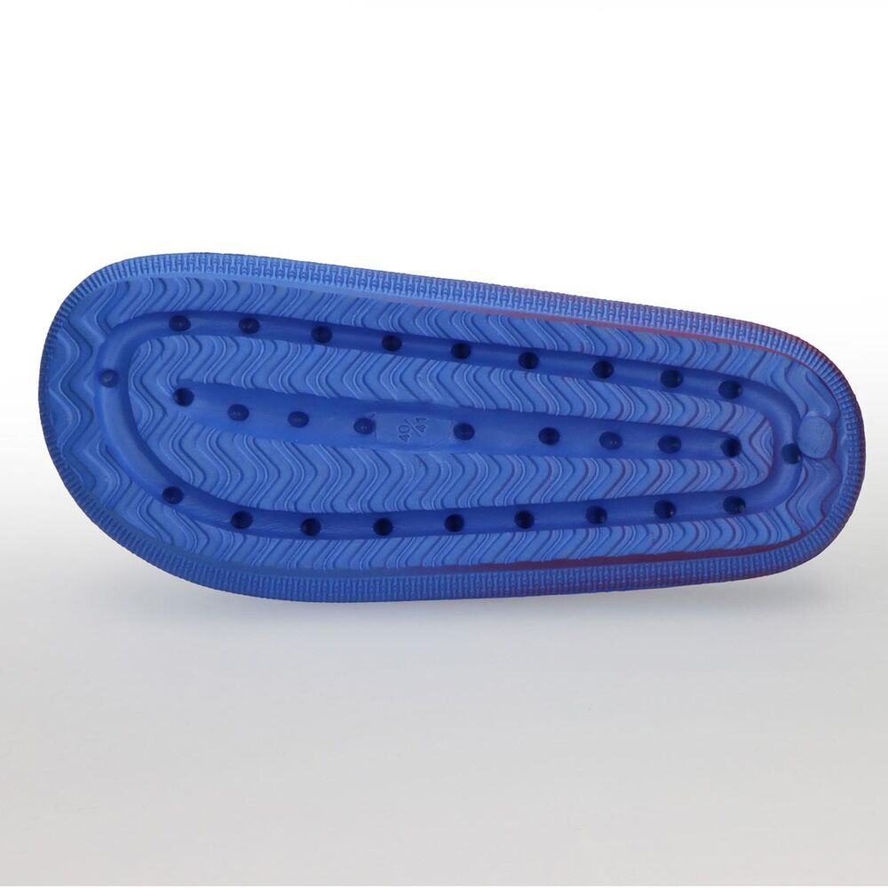 Chanclas azules de EVA CERDÁ con escudo del F.C. Barcelona - 4