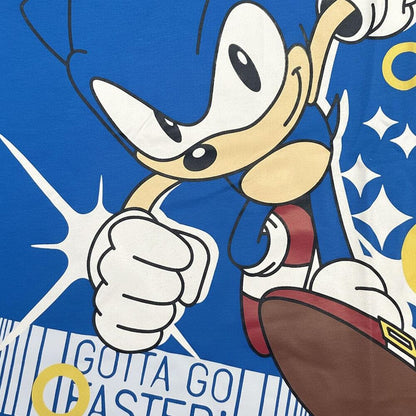 Conjunto infantil azul de Sonic con camiseta y pantalón corto - 5