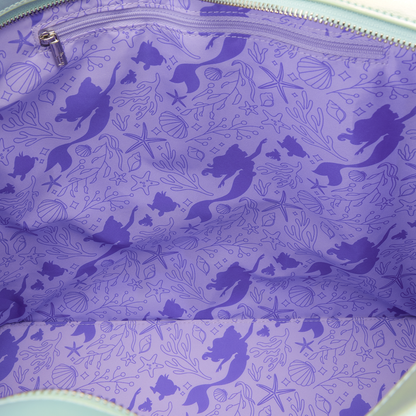 Bolso iridiscente de La Sirenita con Ariel, Flounder y Sebastian - 4