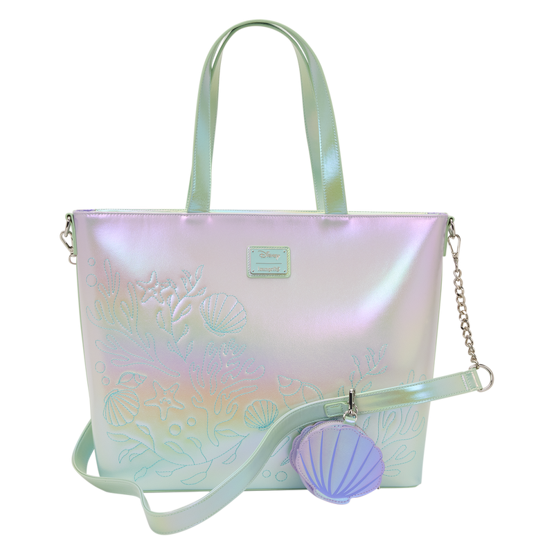 Bolso iridiscente de La Sirenita con Ariel, Flounder y Sebastian - 7