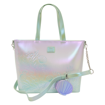 Bolso iridiscente de La Sirenita con Ariel, Flounder y Sebastian - 7