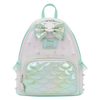 Mochila iridiscente de La Sirenita Disney Loungefly con escamas, lazo y perlas