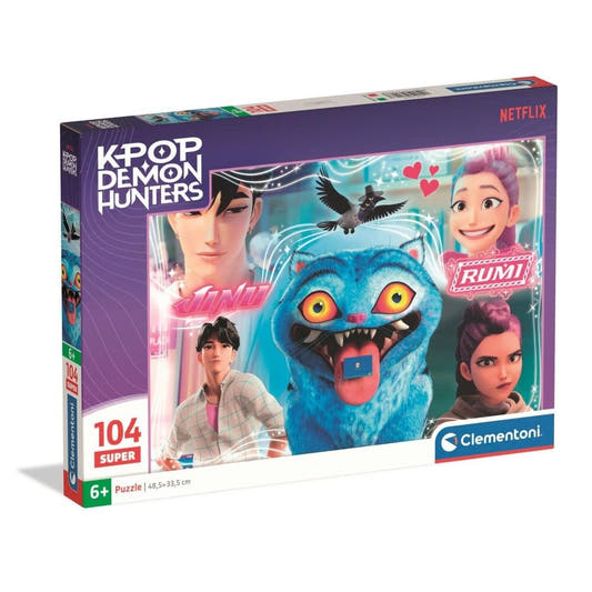 Puzzle Clementoni de 104 piezas de KPop Demon Hunters