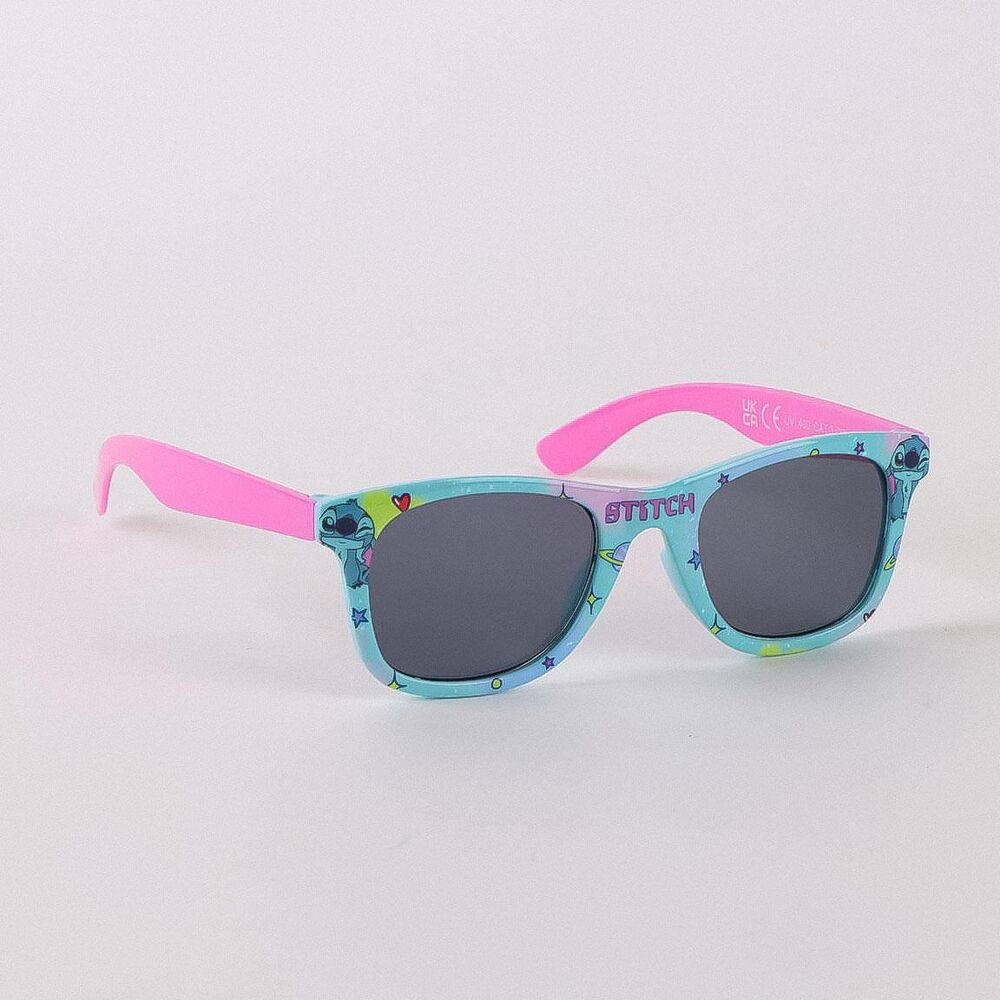 Gafas de sol Stitch Disney con funda rosa estampada - 2