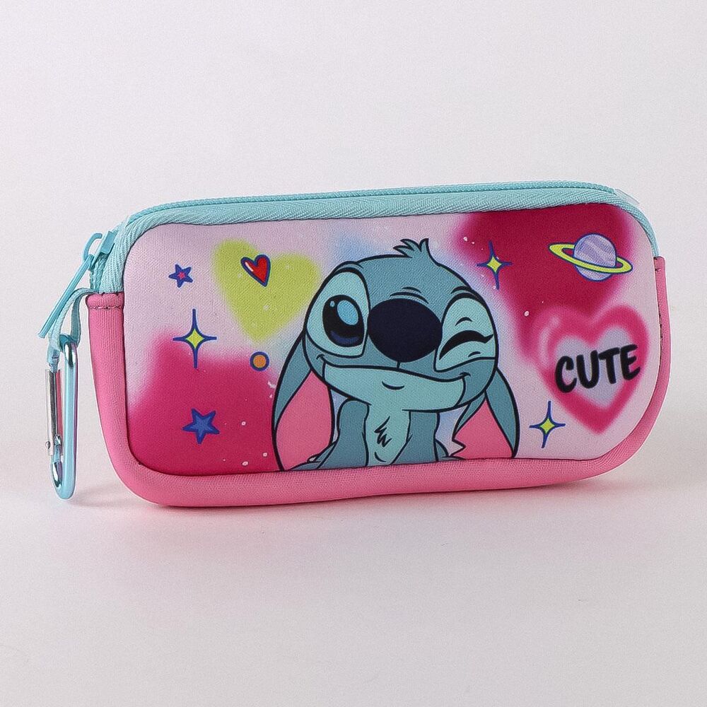 Gafas de sol Stitch Disney con funda rosa estampada - 4