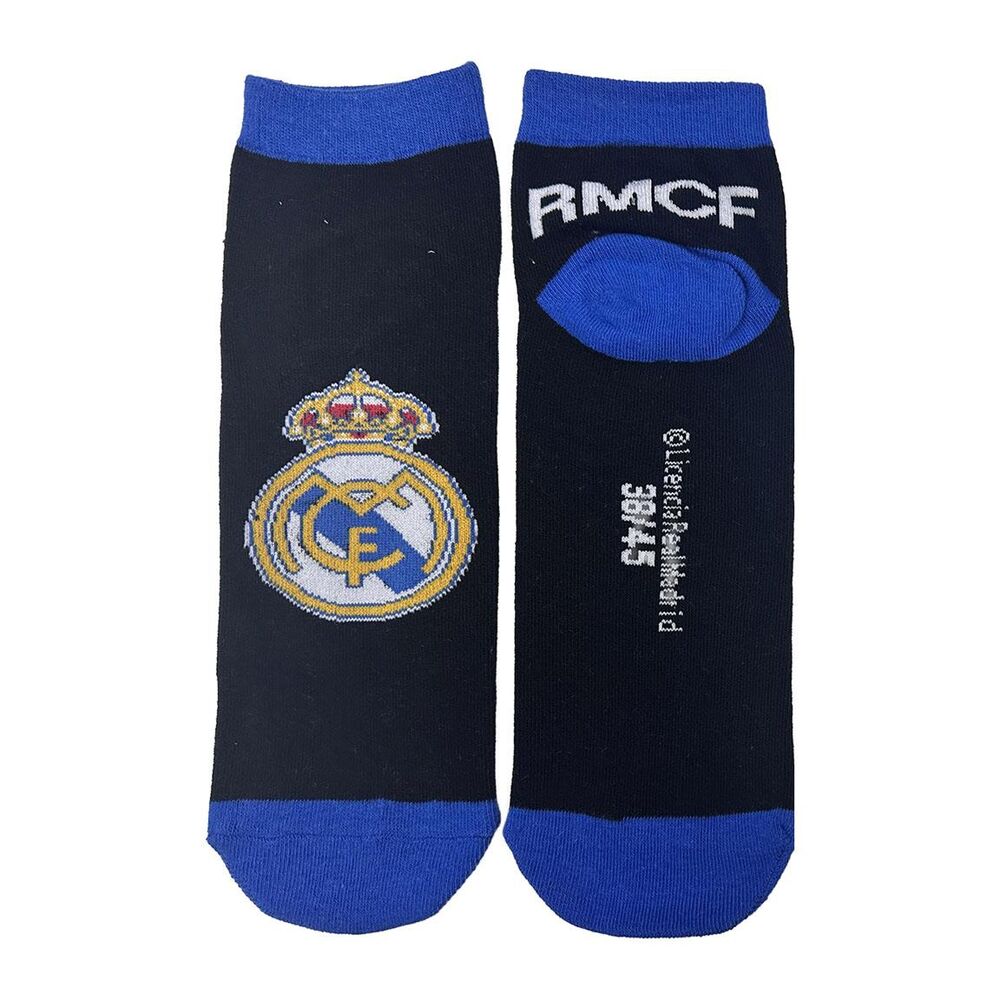 Set de dos pares de calcetines Real Madrid en azul marino y blanco - 3