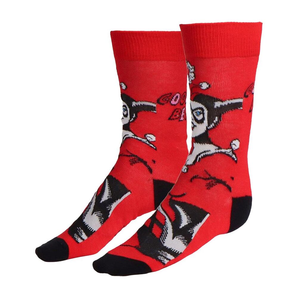 Set de calcetines Harley Quinn DC Comics con tres diseños en caja - 6