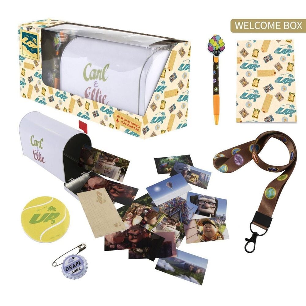 Set regalo Up Disney CERDÁ con buzón de Carl y Ellie y accesorios