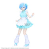 Figura de Rem de Re:ZERO con atuendo Jersey Maid azul y blanco