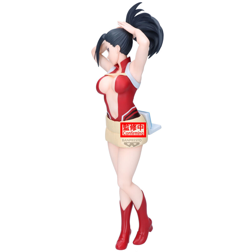 Figura de Momo Yaoyorozu de My Hero Academia con uniforme rojo y blanco - 2