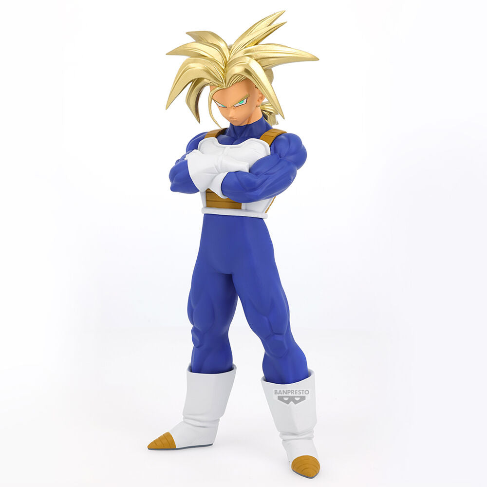 Figura Banpresto de Trunks Super Saiyan II con armadura blanca y dorada - 2