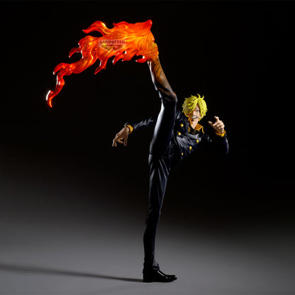 Figura de Sanji de One Piece con patada y efecto de fuego - 2