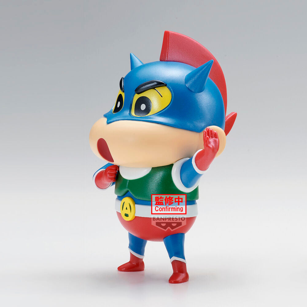 Figura de Shin-chan vestido como Action Kamen - 3