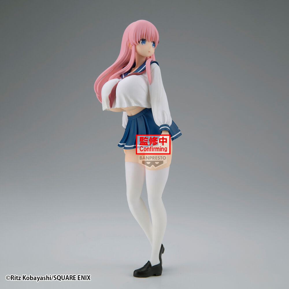 Figura de Nodoka Haramura de Saki con uniforme azul y blanco - 3
