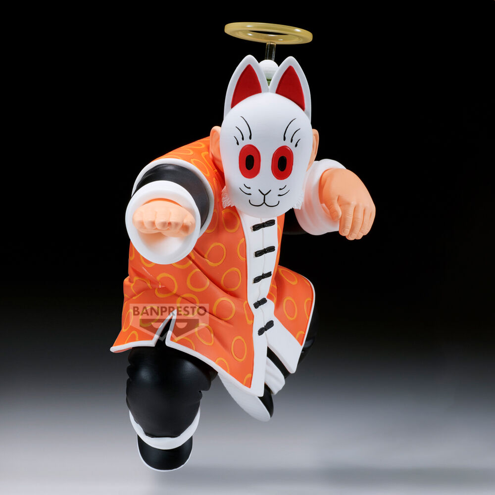 Figura de Grandpa Son Gohan de Dragon Ball con máscara blanca y halo - 3