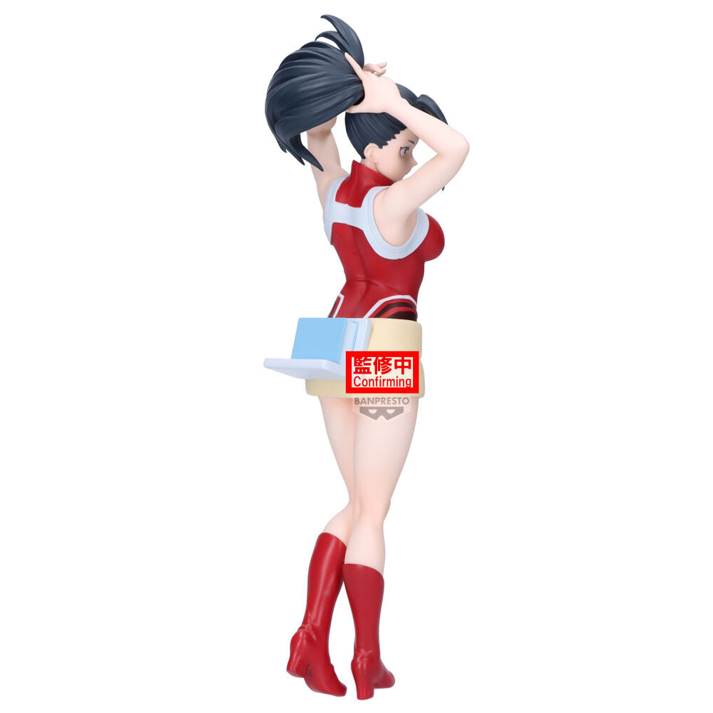 Figura de Momo Yaoyorozu de My Hero Academia con uniforme rojo y blanco - 4