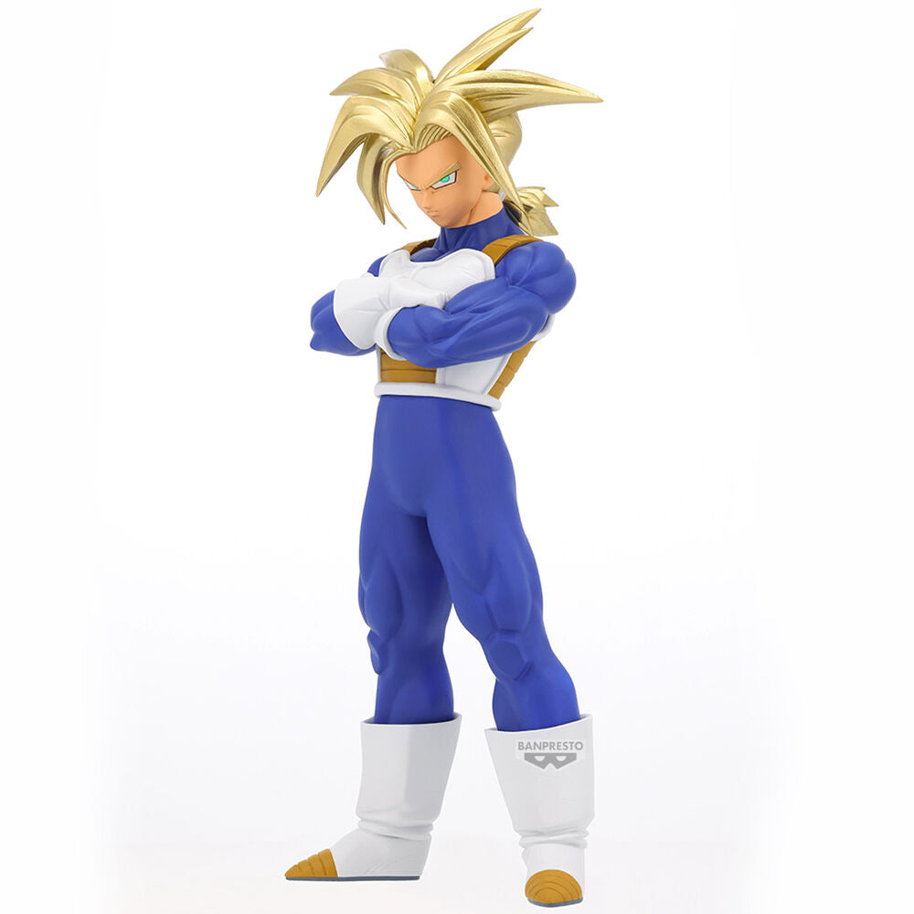 Figura Banpresto de Trunks Super Saiyan II con armadura blanca y dorada - 4