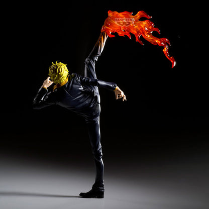 Figura de Sanji de One Piece con patada y efecto de fuego - 4