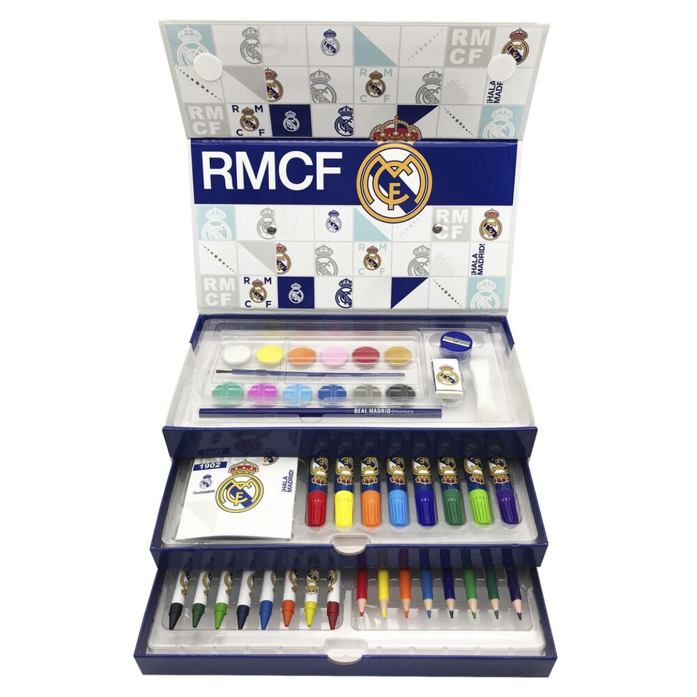 Maletín de actividades para colorear del Real Madrid con asa - 3