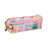 Portatodo triple Comic Mr. Wonderful multicolor con tres cremalleras